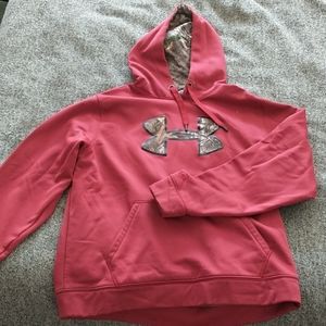 Mens red under Armour sweatshirt